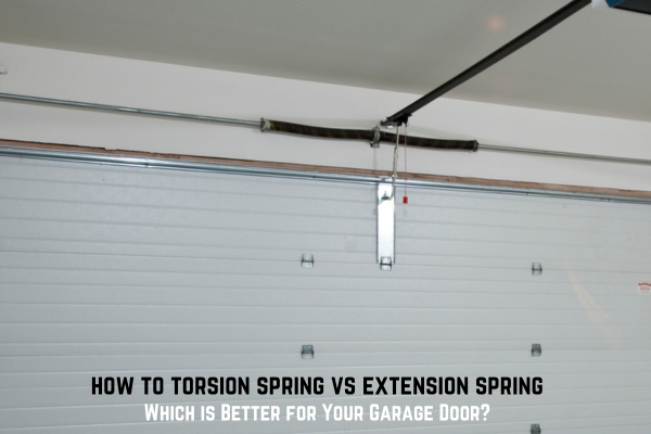 Torsion Spring vs Extension Spring Which One is Better Torsion Spring vs Extension Spring | Which is Better for Your Garage Door?